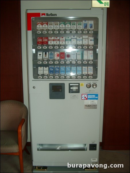 Marlboro vending machine.