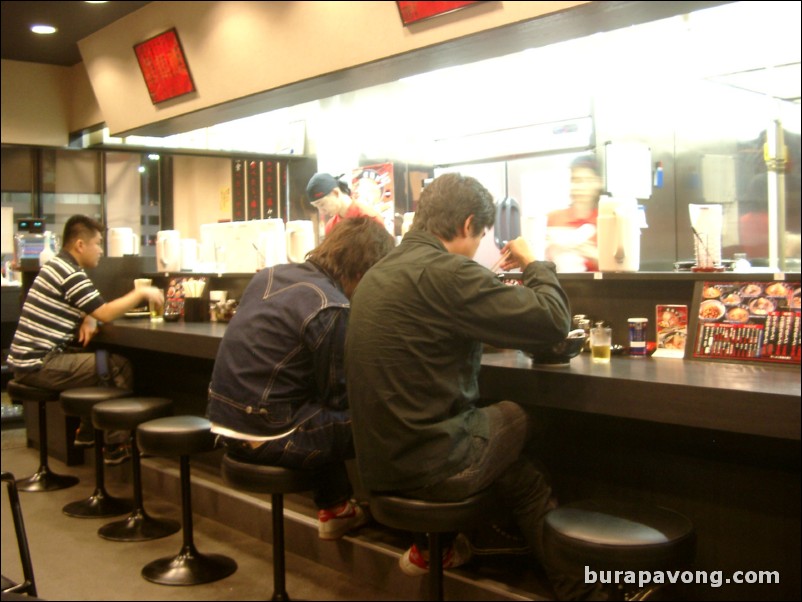 Local noodle shop across from Nikko Narita.