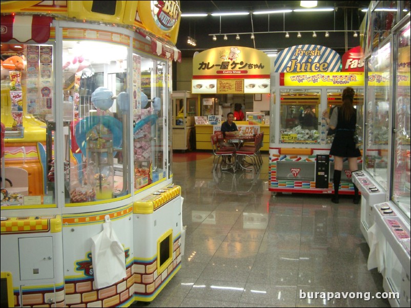 Arcade inside Palette Town, Odaiba.