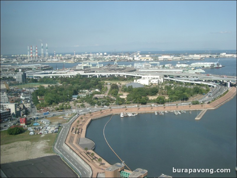 View from Rihga Royal Hotel Sakai.