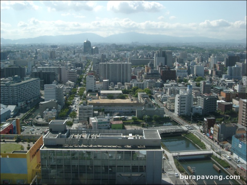 View from Rihga Royal Hotel Sakai.