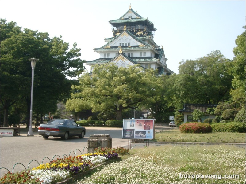 Osaka Castle.