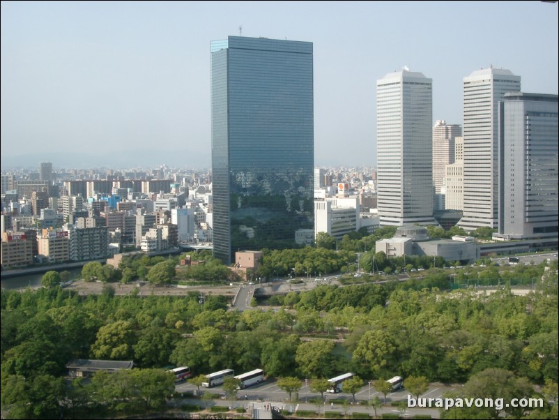 View from Osaka Castle.