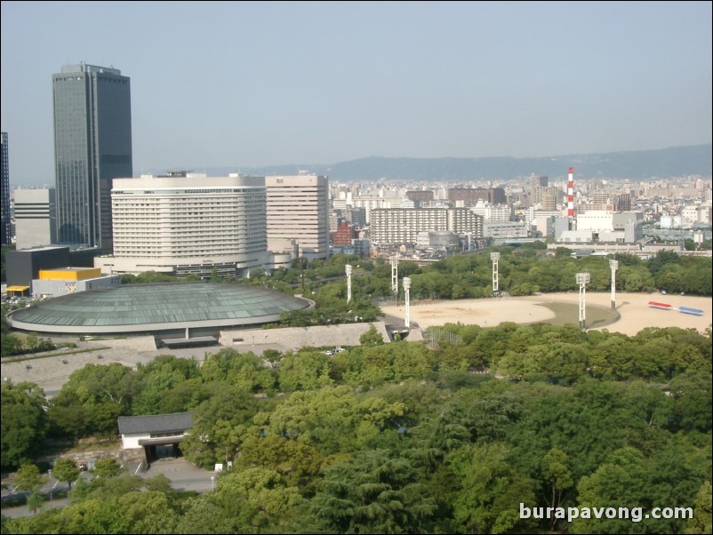 View from Osaka Castle.