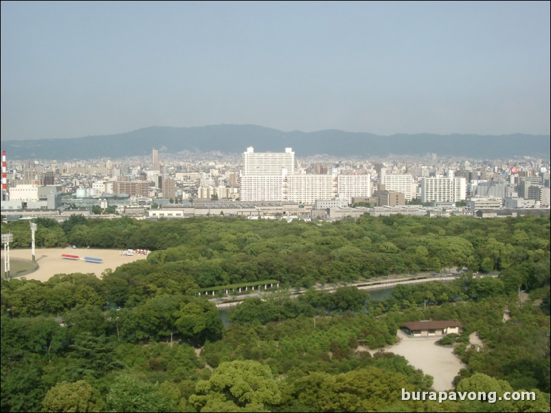 View from Osaka Castle.