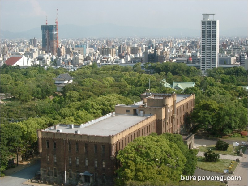 View from Osaka Castle.