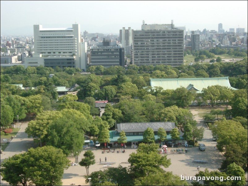 View from Osaka Castle.