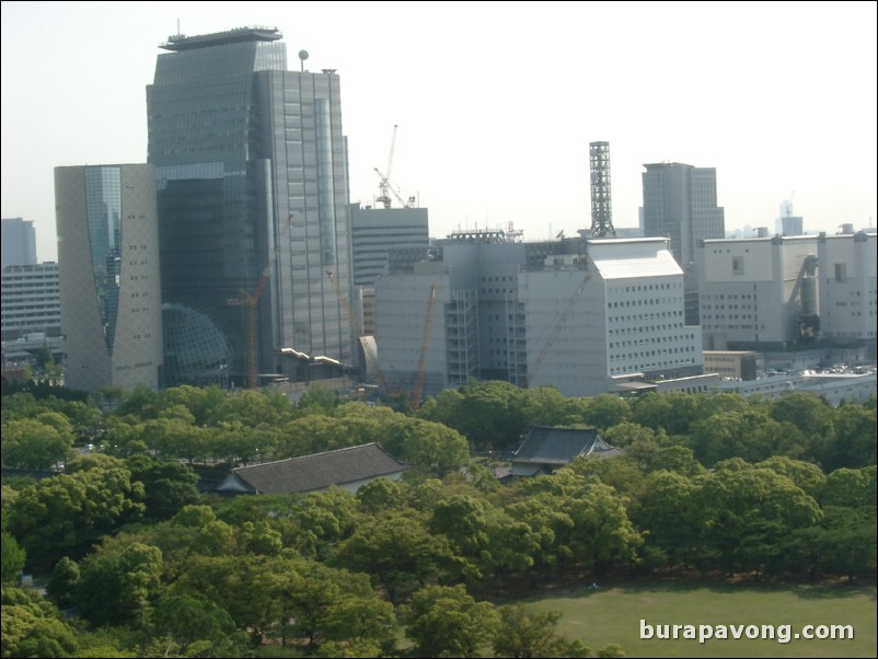 View from Osaka Castle.