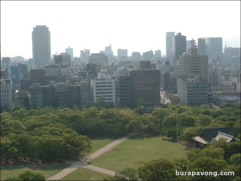 View from Osaka Castle.