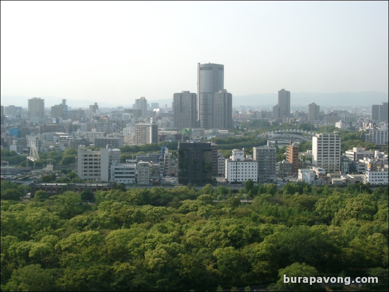 View from Osaka Castle.