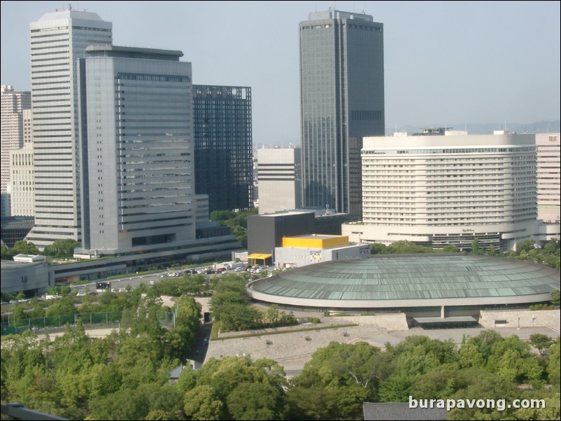 View from Osaka Castle.