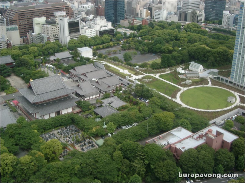 View of Tokyo skyline from Tokyo Tower.