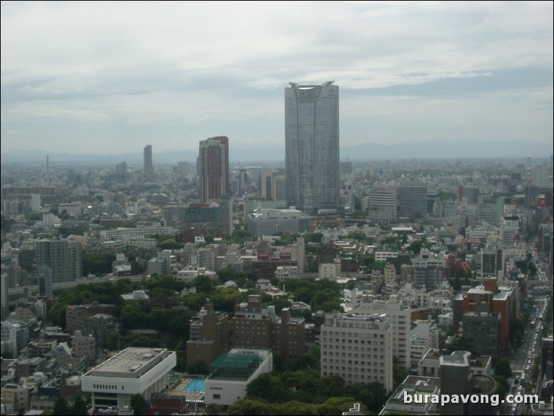 View of Tokyo skyline from Tokyo Tower.