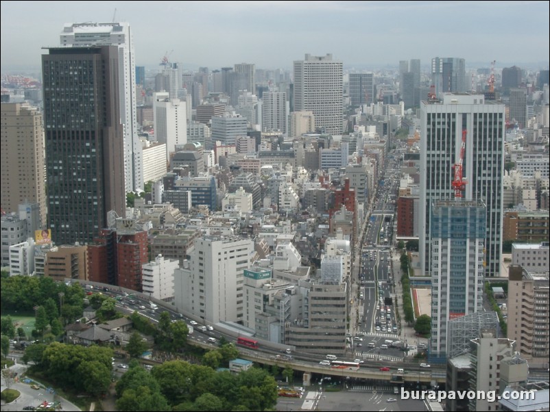 View of Tokyo skyline from Tokyo Tower.