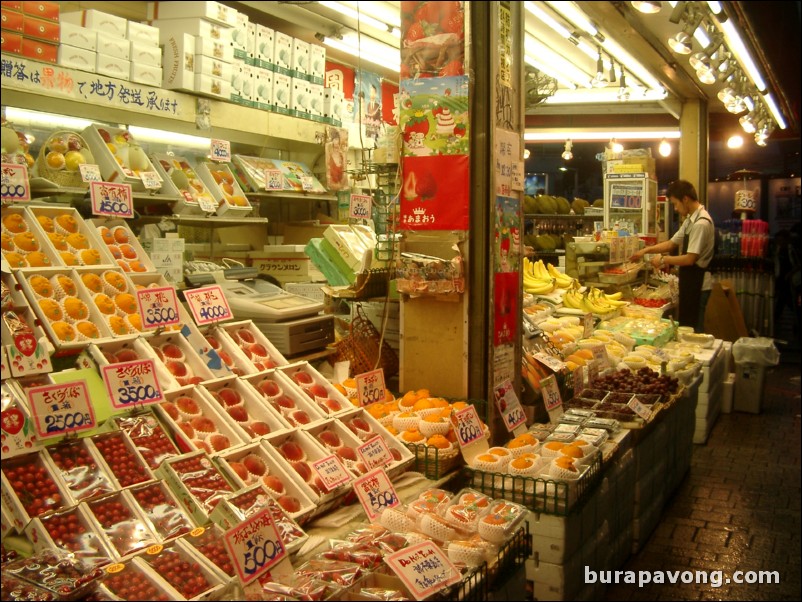 East Shinjuku at night.