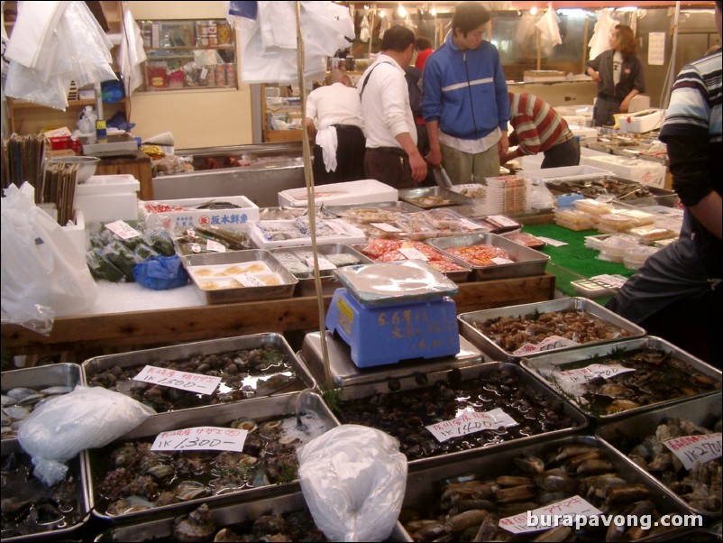 Tsukiji Fish Market.