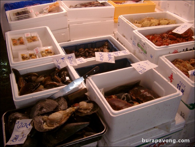 Tsukiji Fish Market.