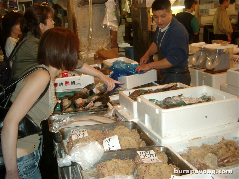 Tsukiji Fish Market.