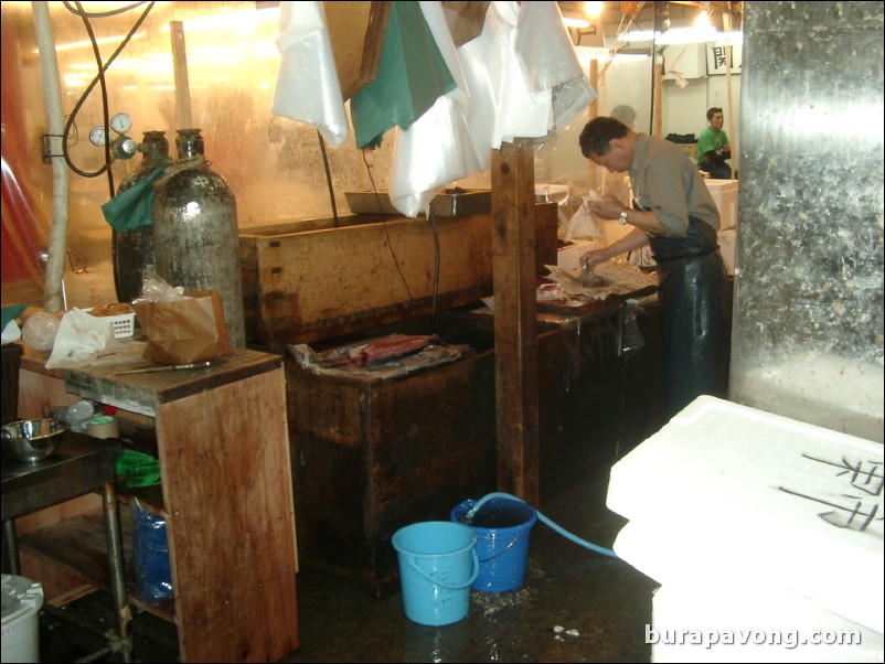 Tsukiji Fish Market.