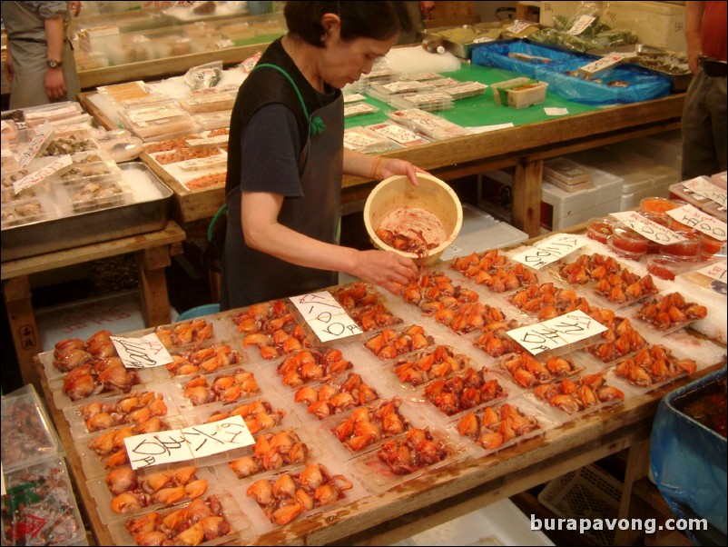 Tsukiji Fish Market.