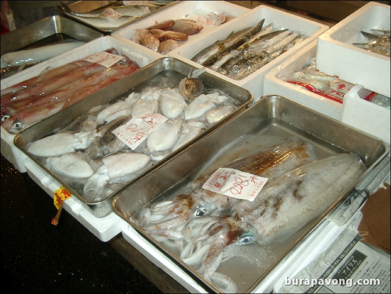 Tsukiji Fish Market.