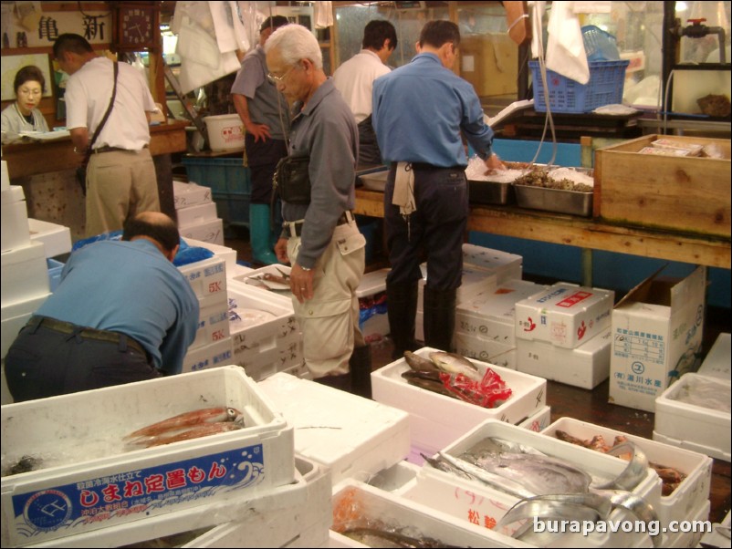 Tsukiji Fish Market.