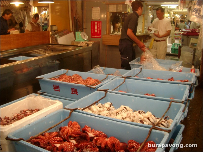 Tsukiji Fish Market.