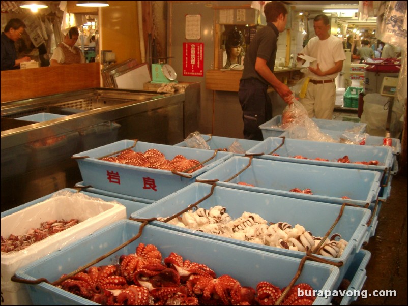 Tsukiji Fish Market.