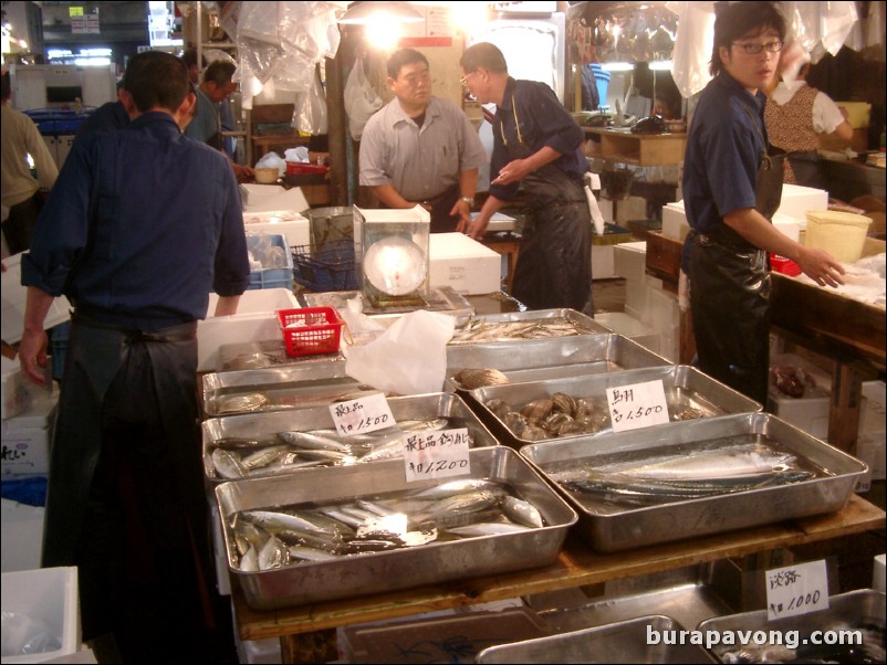 Tsukiji Fish Market.