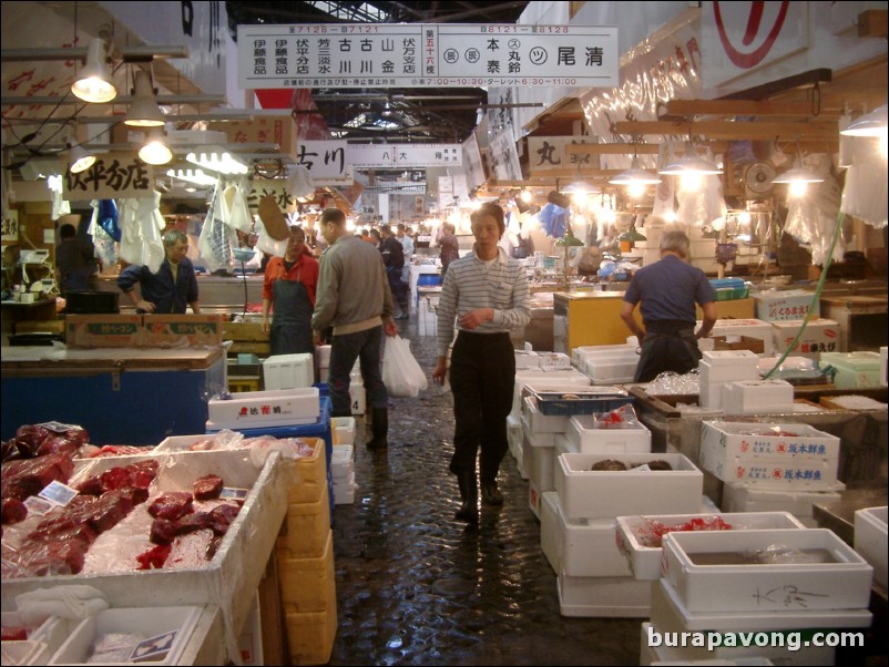 Tsukiji Fish Market.