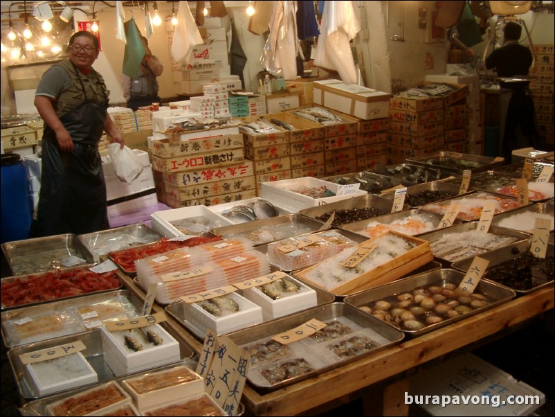 Tsukiji Fish Market.