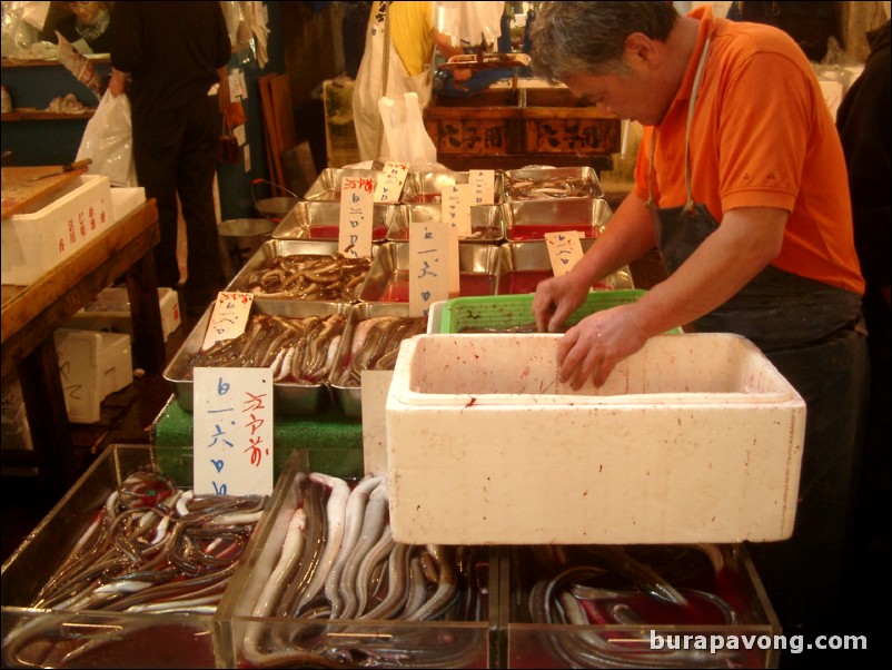 Tsukiji Fish Market.