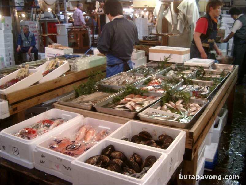 Tsukiji Fish Market.