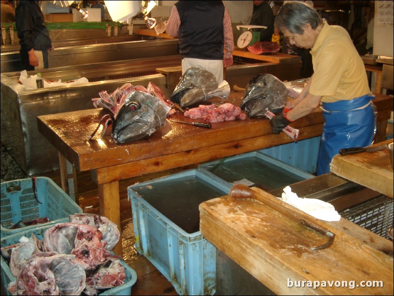 Tsukiji Fish Market.