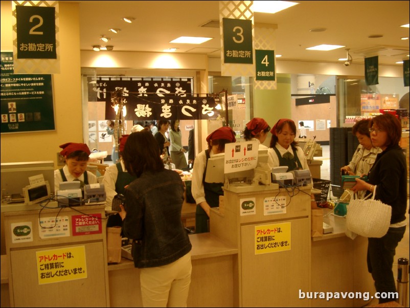 Ueno station.