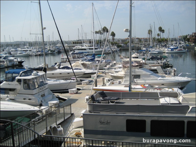 Outside the Ritz Carlton, Marina Del Ray.