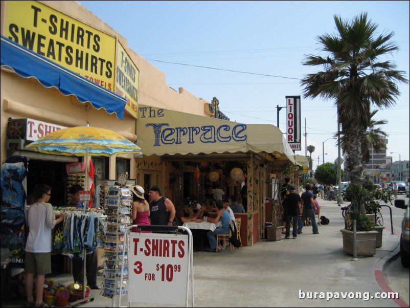 Venice Beach and Boardwalk.