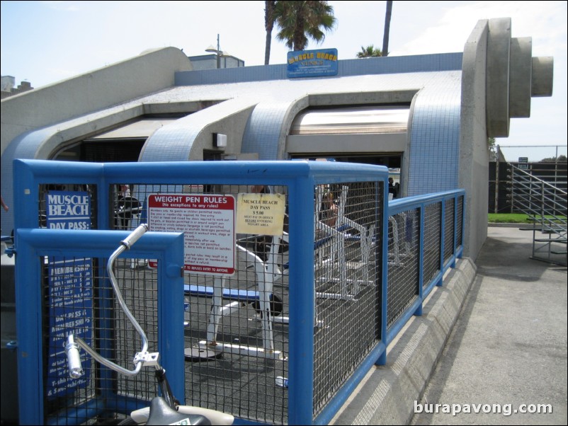 Muscle Beach in Venice.