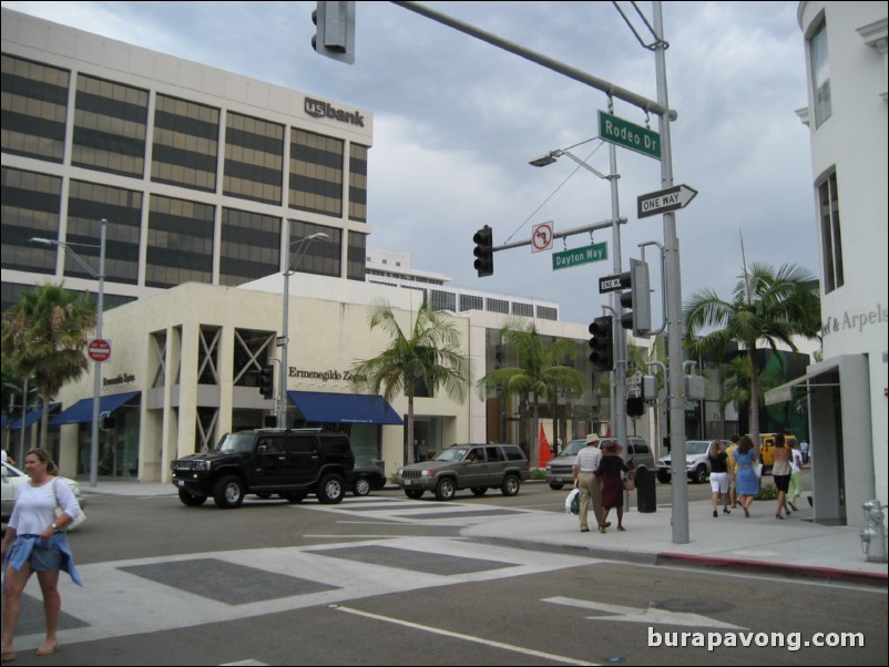 Rodeo Drive in Beverly Hills.