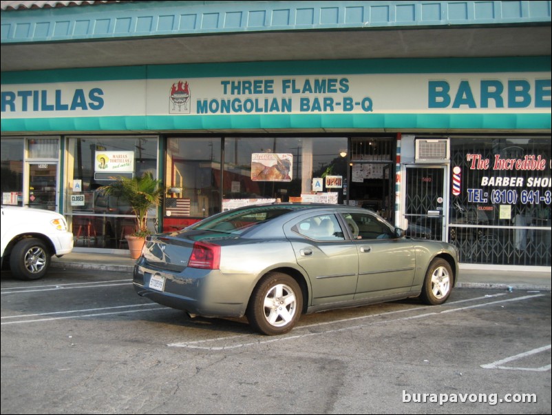 Three Flames Mongolian BBQ on W. Manchester Blvd.