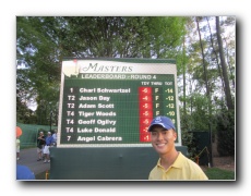 Both times I've been to the Masters, a South African has won it.