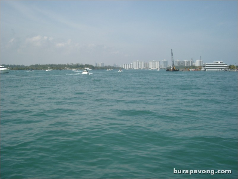 Downtown Miami, Virginia Key, and Key Biscayne.