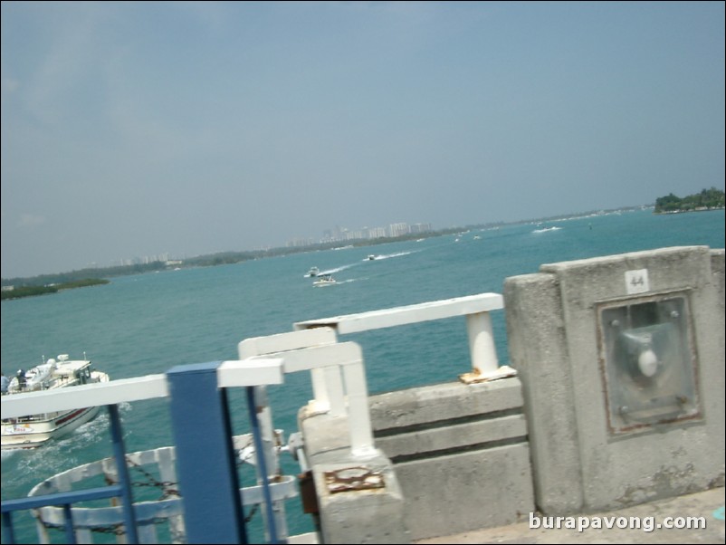 Downtown Miami, Virginia Key, and Key Biscayne.