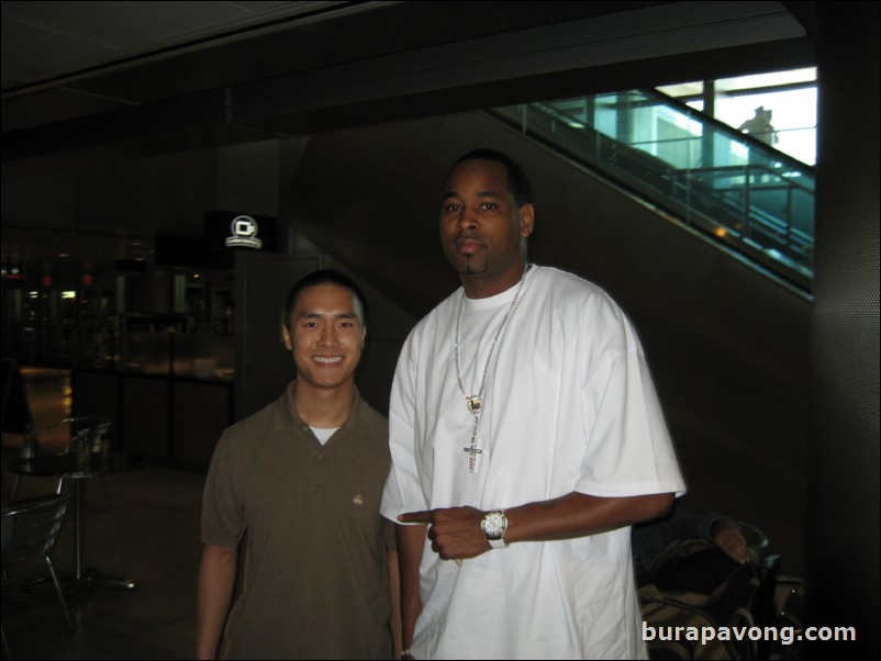 Derek Anderson at the Miami airport.