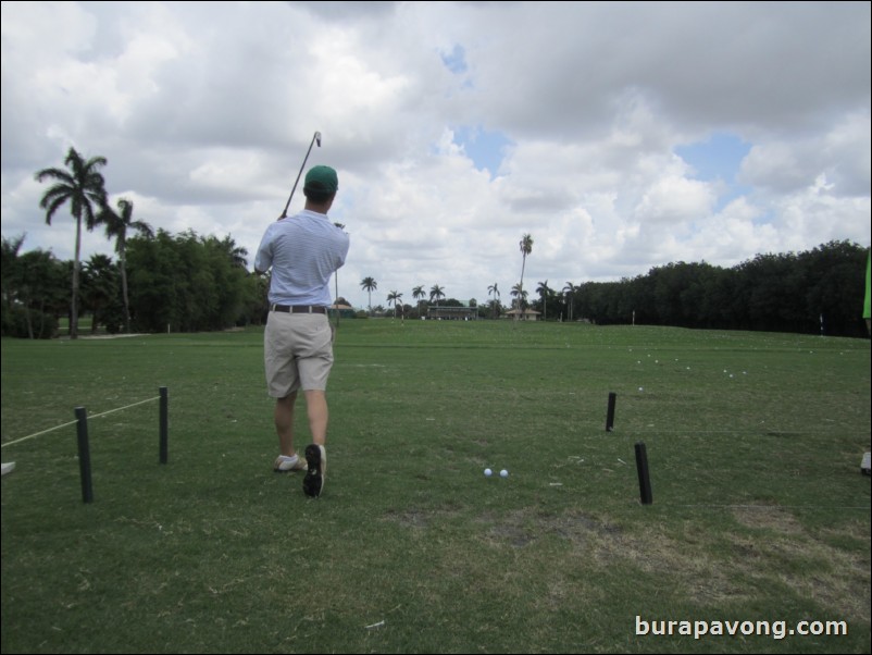 Doral driving range.