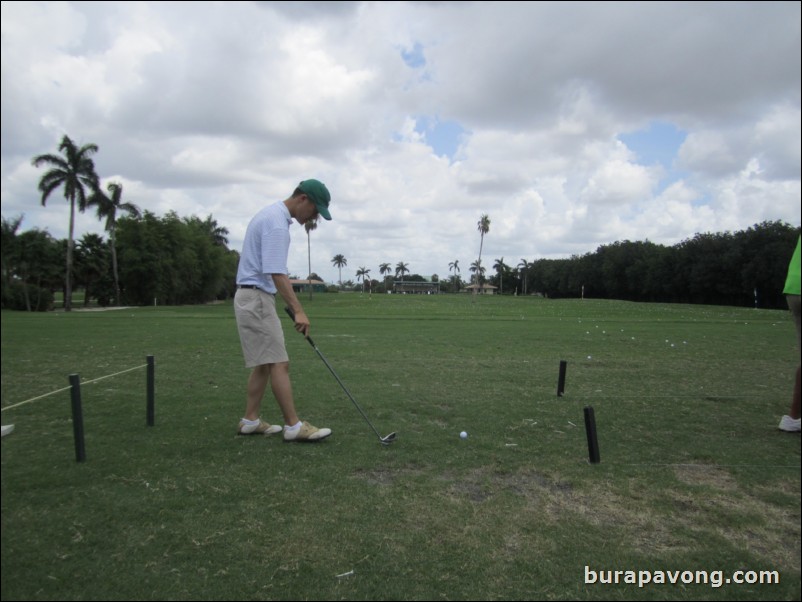 Doral driving range.