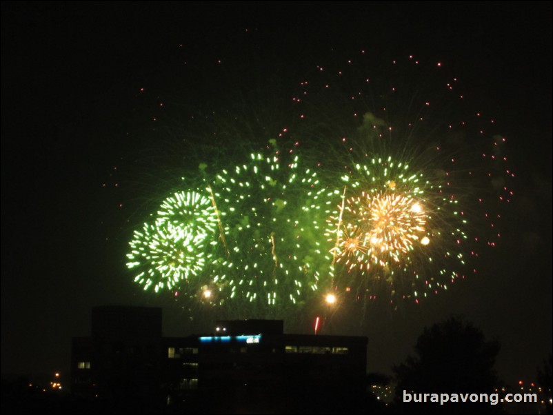 4th of July fireworks.