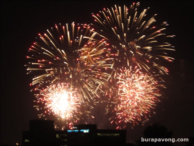 4th of July fireworks.