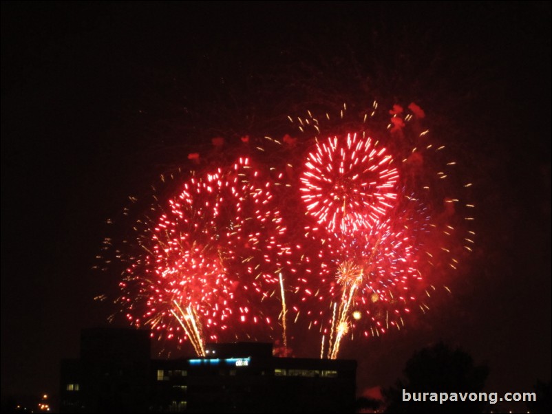 4th of July fireworks.