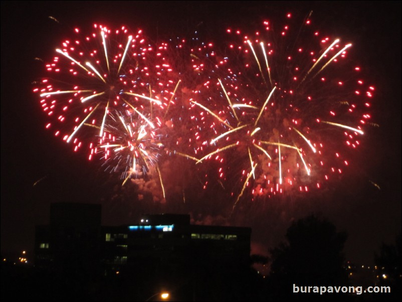 4th of July fireworks.